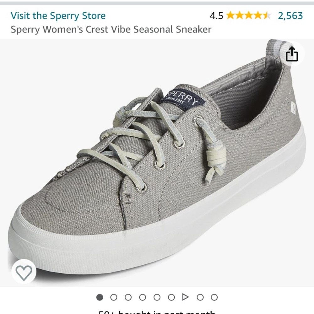 Sperry New in Box Woman’s Crest Vibe Sneaker Size 8